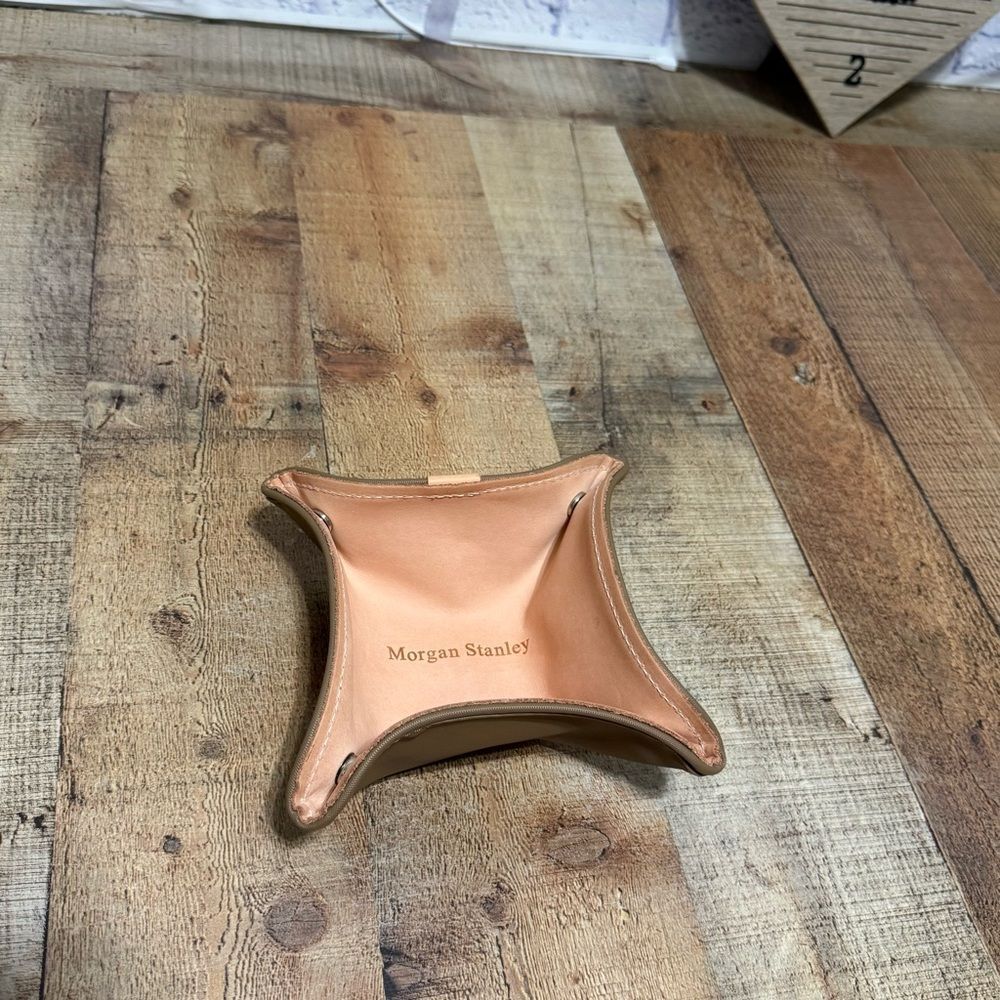 Jon Hart | Catch-all
“Morgan Stanley” monogram shown in photos
One size 
Tan
